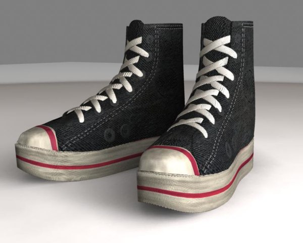 Converse 3d Models For Download Turbosquid