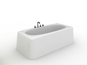 bath marc newson ideal standard 3d model