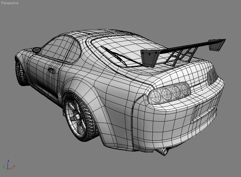 1997 toyota supra 3d model