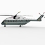 marine helicopter chopper 3d model