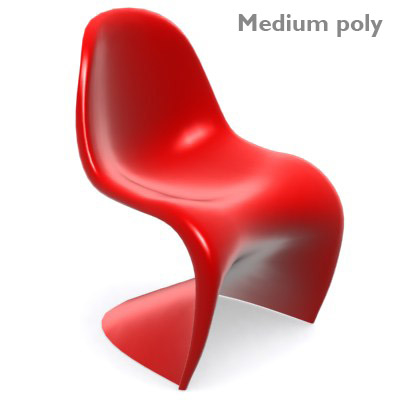 Chair Classic Verner Panton 3d Model