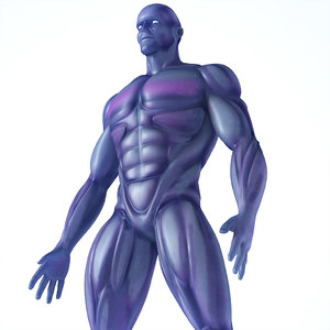 3d character human male model