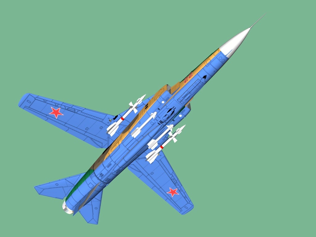 3d model mig 23