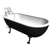 3d american epoque bath