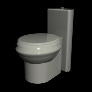 3d max american expressions toilet
