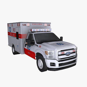 3dsmax medical ambulance