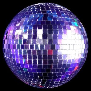 disco ball lighting 3d model