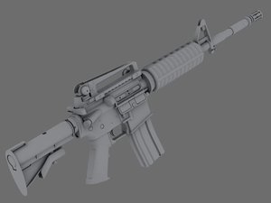 free m4a1 carbine 3d model