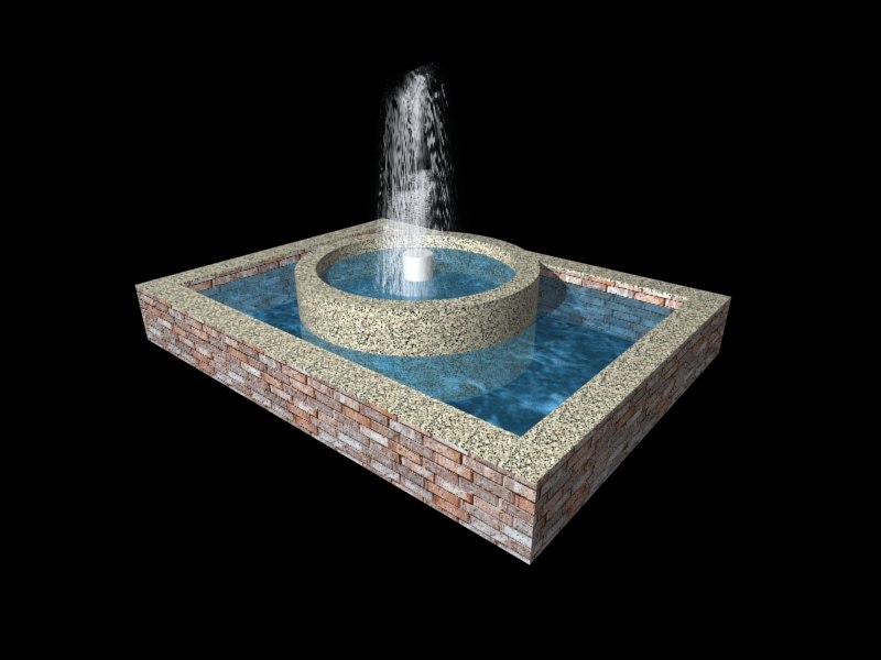 Fountain 3d Model