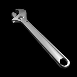 3ds max crescent wrench