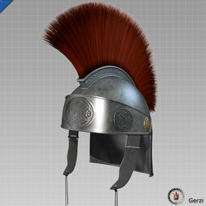 roman helmet 3d model