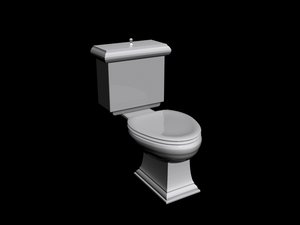 camode toilet 3d model