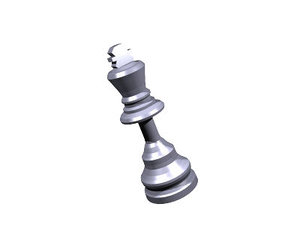 free chess king 3d model