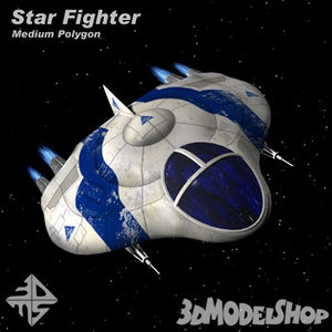 3d 3ds star fighter