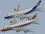 3d b 747-200 model
