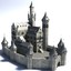 fantasy castle 3d model