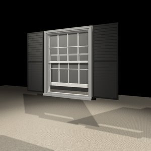 3442 window 3d model