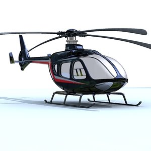 3d 3ds ec135 eurocopter