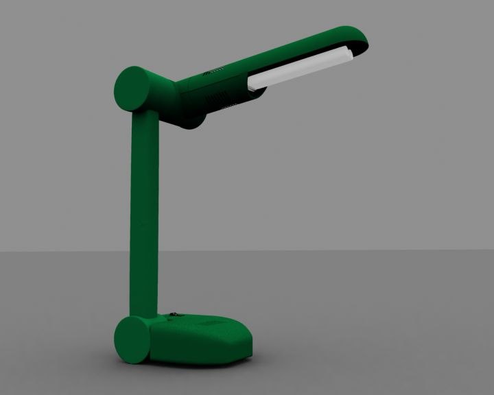 free desk lamp 3d model