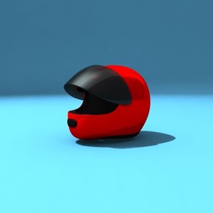 motorcycle helmet 3d model