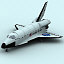 3d discovery space shuttle