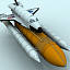 3d discovery space shuttle