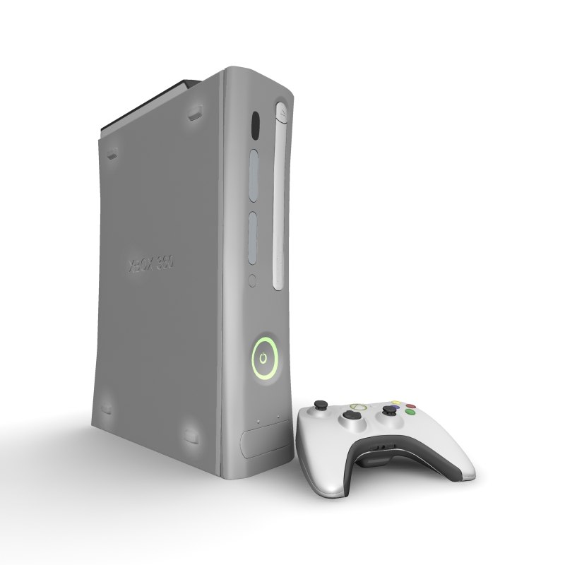 xbox 360 3d model
