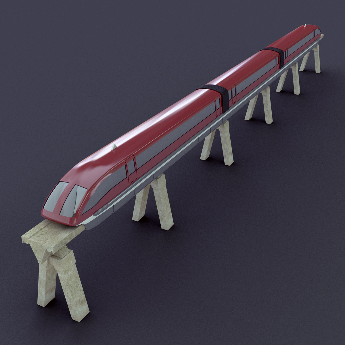 3d model of transrapid