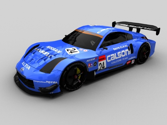 nissan calsonic 350z 3d 3ds