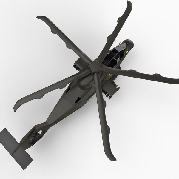 rah-66 attack helicopter comanche 3d model