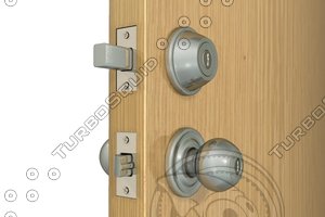 doorknob hardware 3d model