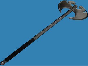 dragon axe ax 3d model