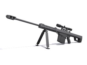 m82 sniper rifle 3d model