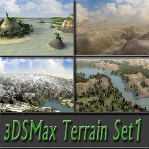3dsmax landscapes stack