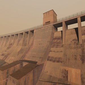 3d dam hydropower engines