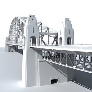 harbour bridge 3d model