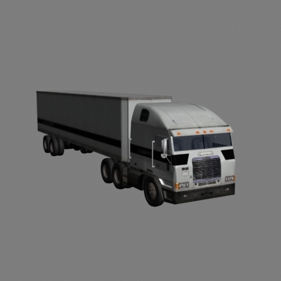 3ds max 18 wheeler w trailer