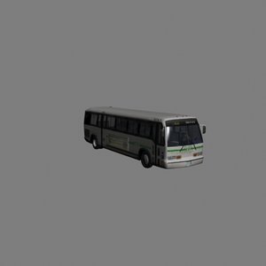 passanger bus 3d model