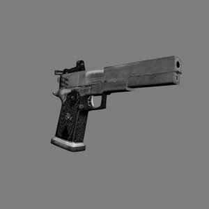 colt infinity gun 3d model