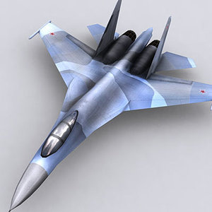 modern military aircraft 3d model