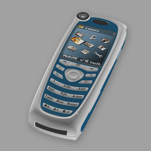 cellular phone siemens 3d model