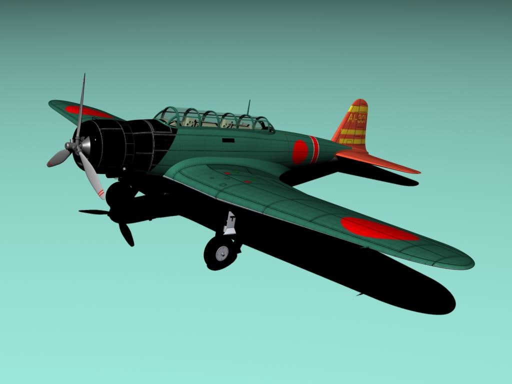 Nakajima B5N2 KATE 3D-Modell - TurboSquid 273638