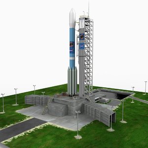 delta ii launch vehicle 3ds