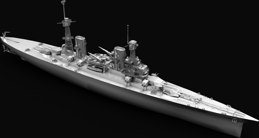 Lexington Battlecruiser 3d 3ds