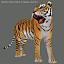 tiger 01 3d model