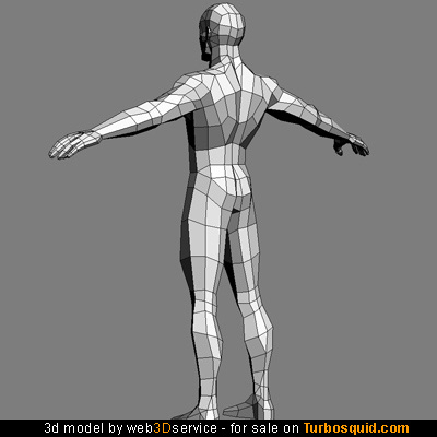 male body 3d model