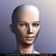 beautiful female head skin 3d model