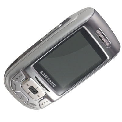 3d Samsung Sgh D500 Cell Phone Model
