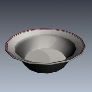 3d model corelle bowl