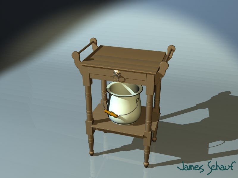 3d table bathroom chamber pot